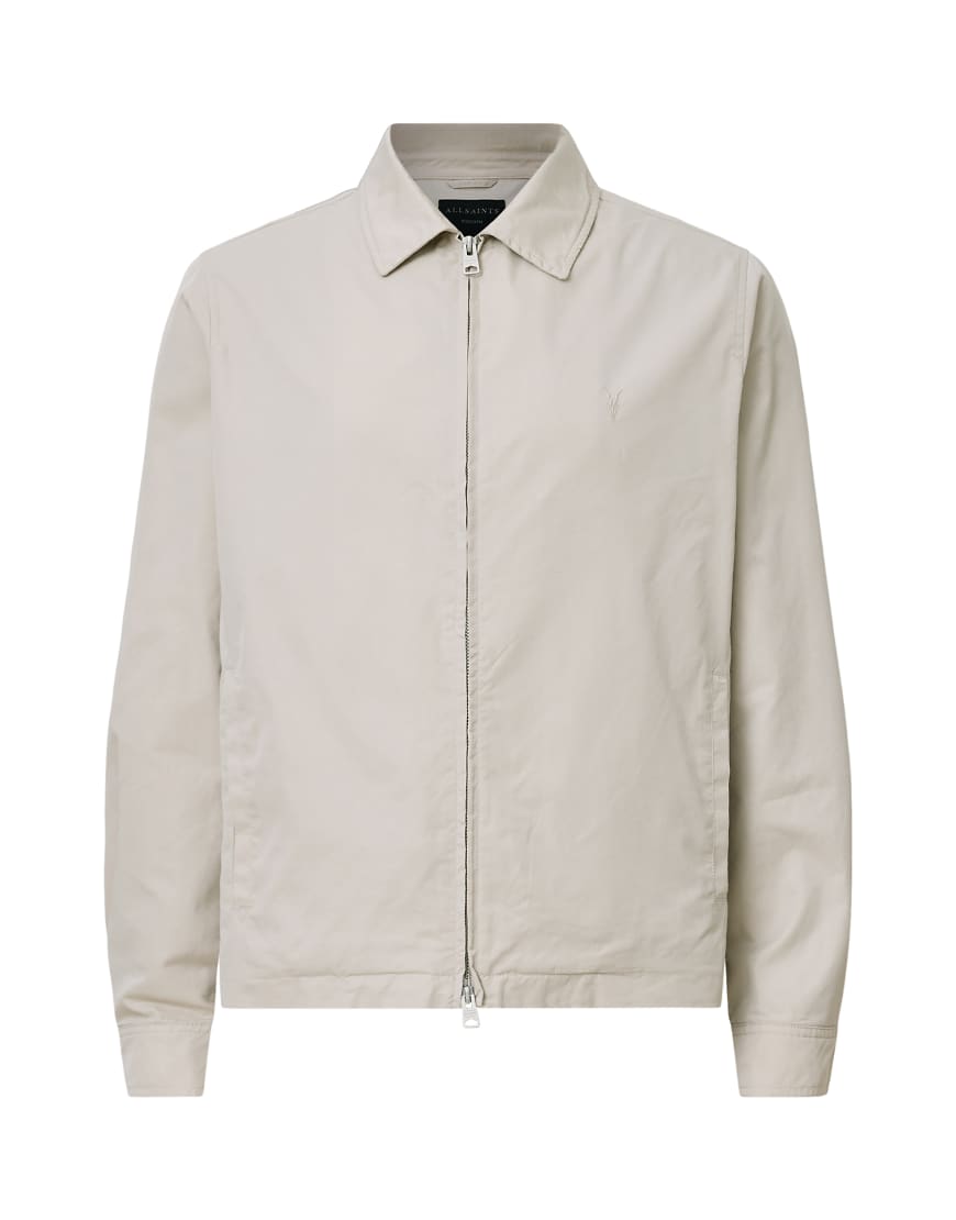 AllSaints - Trey - Jacke in Feder-Taupe-Weiß von AllSaints