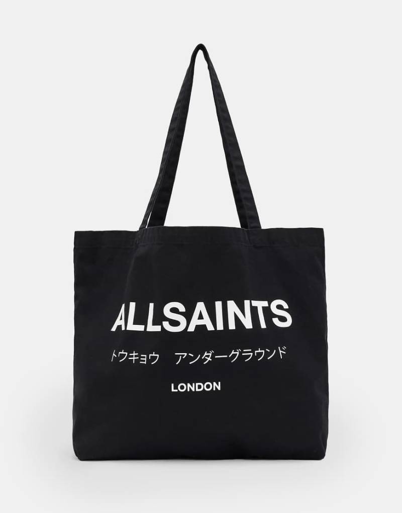 AllSaints - Underground - Unisex-Tragetasche in Schwarz-Bunt von AllSaints