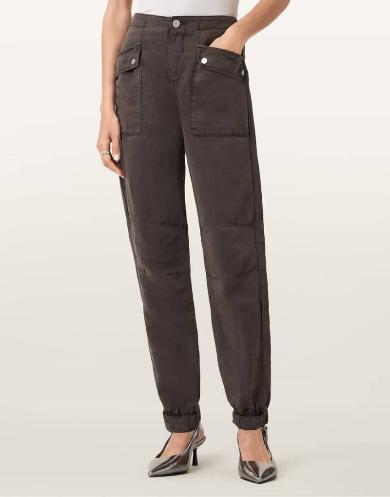 AllSaints - Val - Hose in Dunkelbraun-Brown von AllSaints