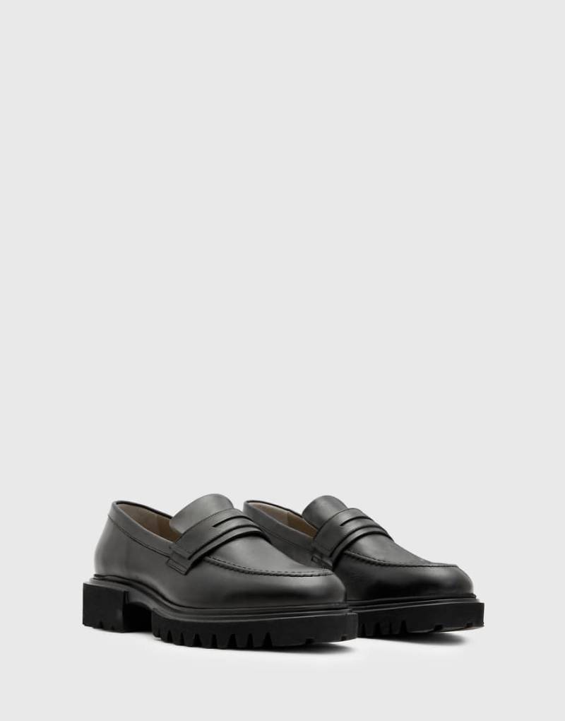 AllSaints - Vinni - Loafer in Schwarz von AllSaints