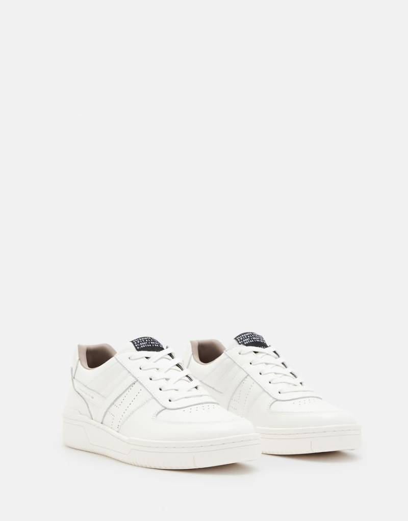 AllSaints - Vix - Sneaker aus Leder in Weiß von AllSaints
