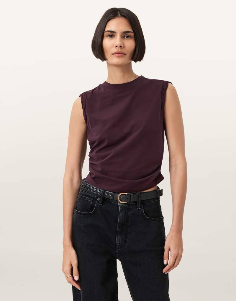 AllSaints - West - Tanktop in Ochsenblutrot AllSaints - West - Tanktop in Ochsenblutrot von AllSaints