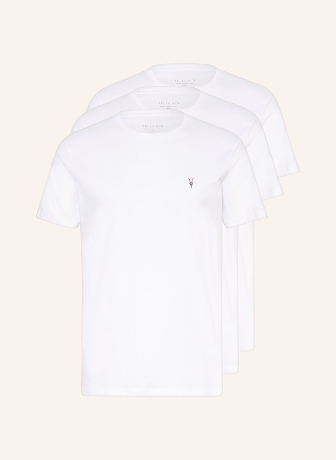 Allsaints 3er-Pack T-Shirts Tonic weiss von AllSaints