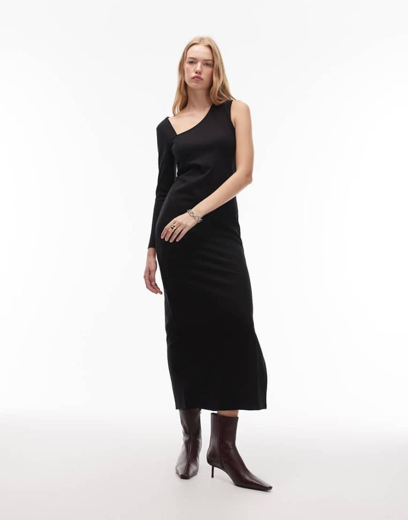 Allsaints - Ari - Kleid in Schwarz mit Zierausschnitt von AllSaints