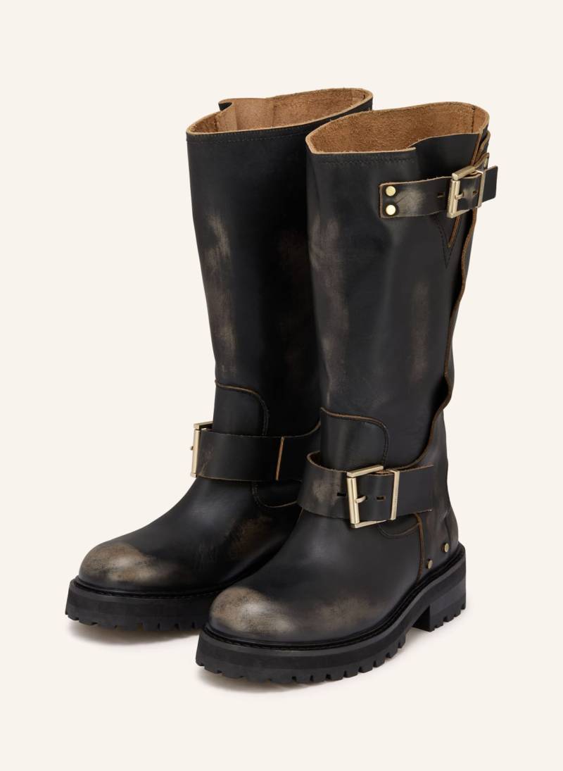 Allsaints Biker Boots Tay braun von AllSaints