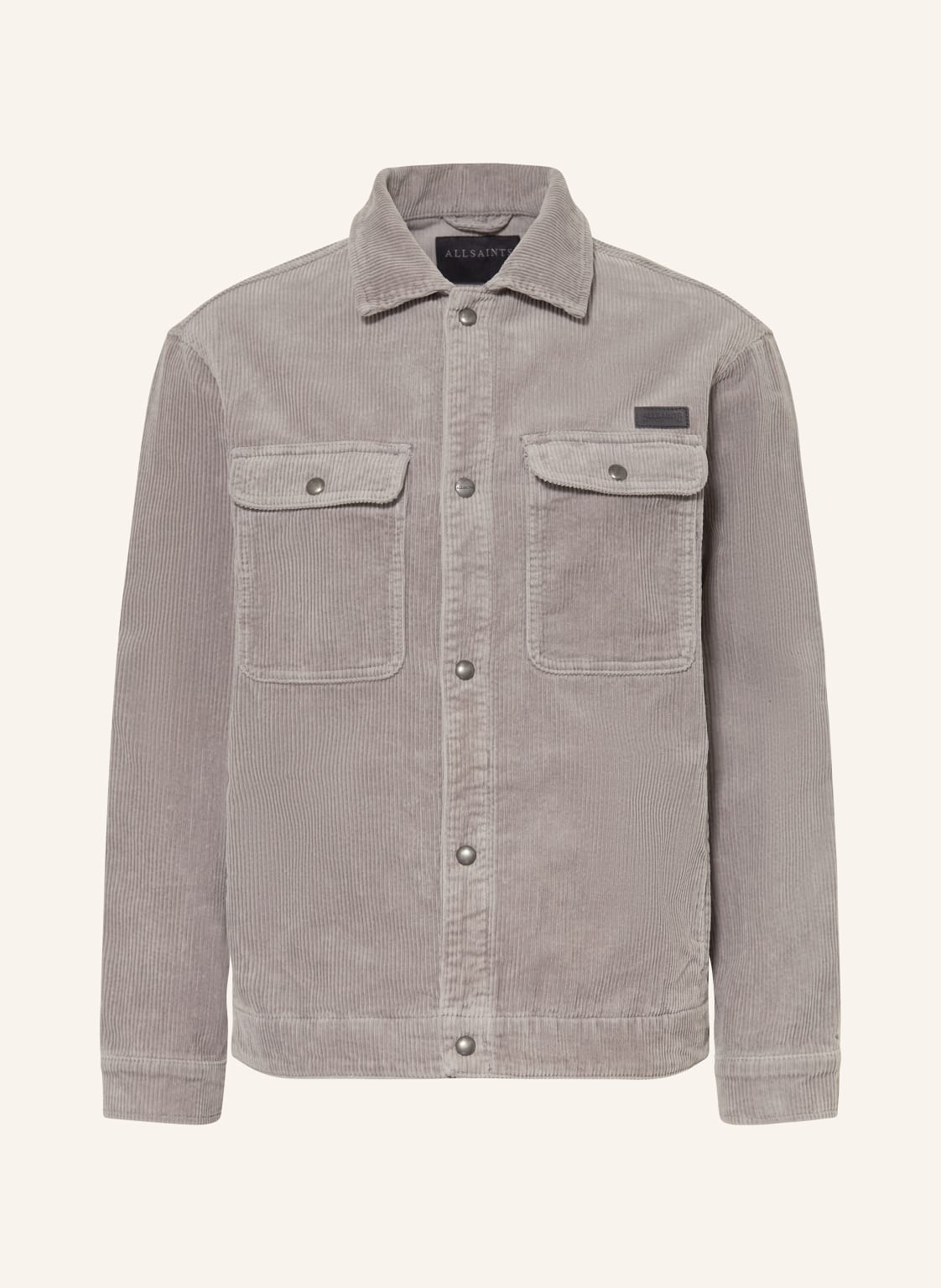Allsaints Cordjacke Castleford grau von AllSaints