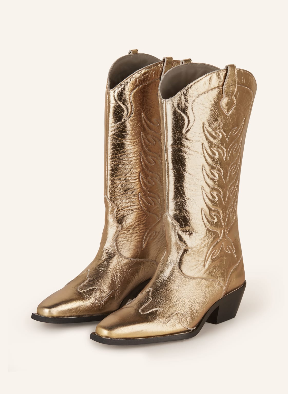 Allsaints Cowboy Boots Dolly gold von AllSaints