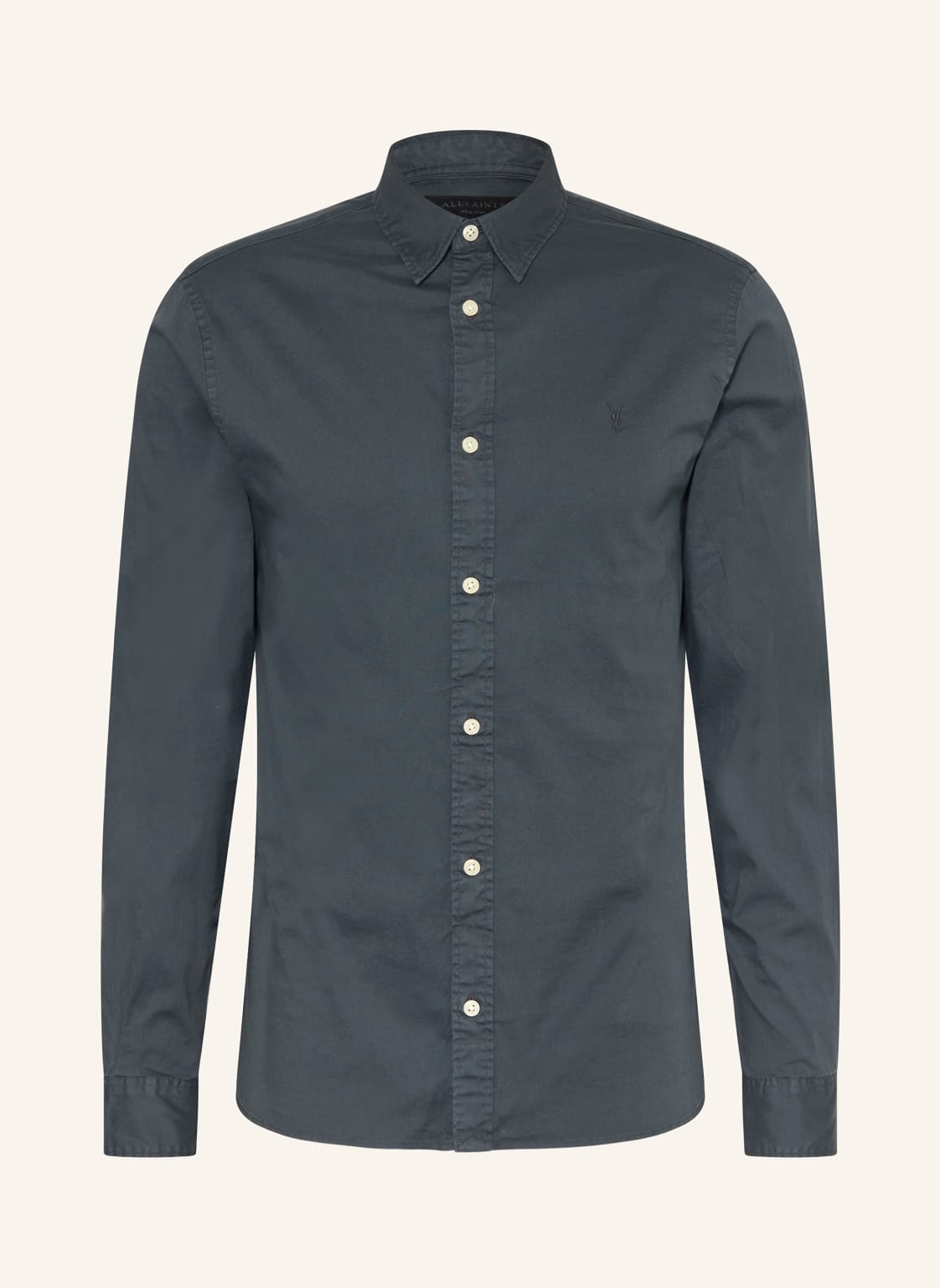 Allsaints Hemd Hawthorne Slim Fit blau von AllSaints