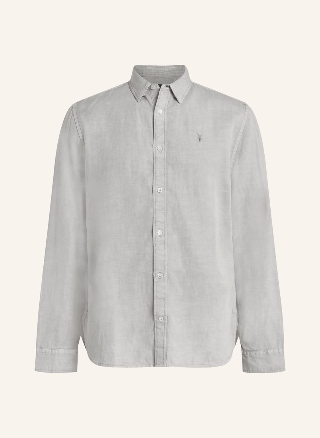 Allsaints Hemd Laguna Relaxed Fit grau von AllSaints