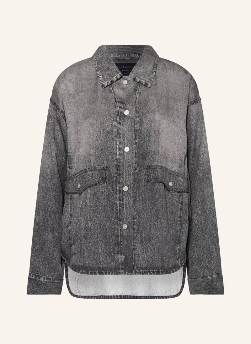Allsaints Hemdbluse Hettie In Jeansoptik grau von AllSaints