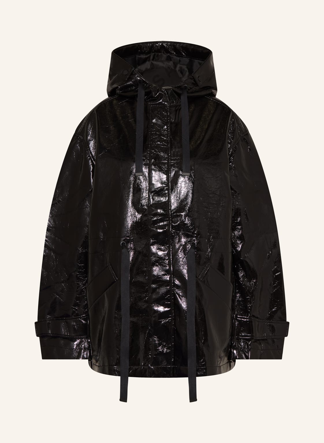 Allsaints Jacke Kelsie In Lederoptik schwarz von AllSaints