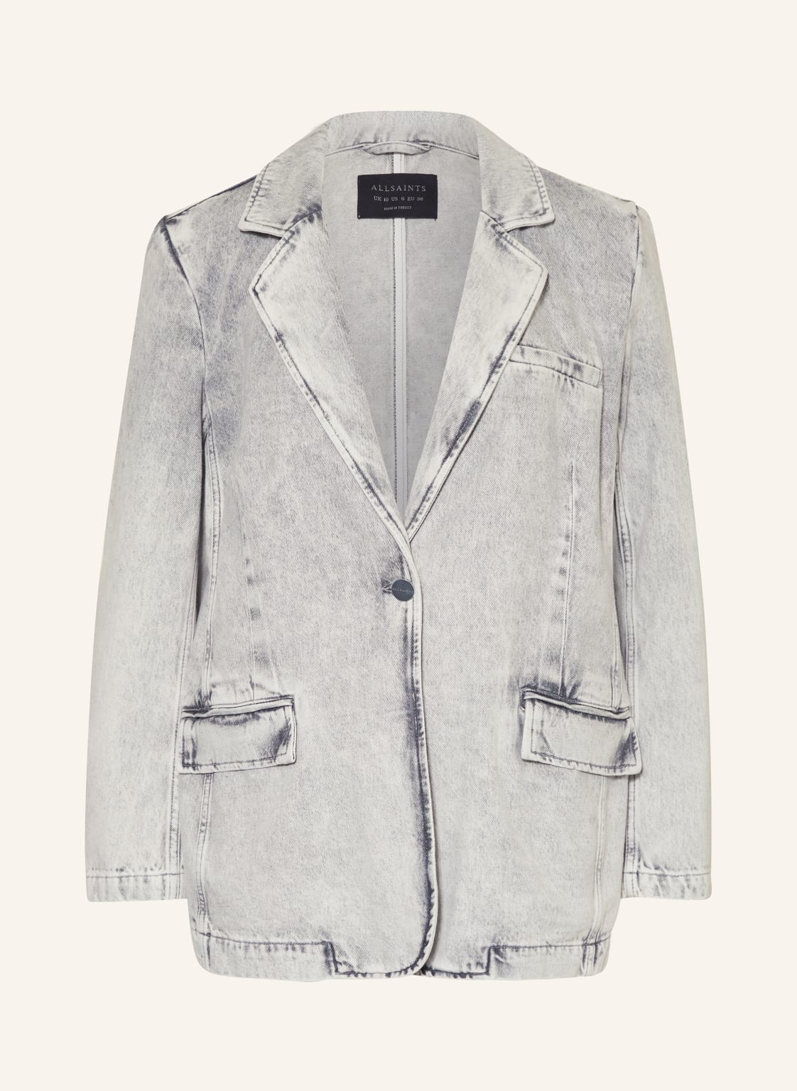 Allsaints Jeansblazer Ever Denim grau von AllSaints