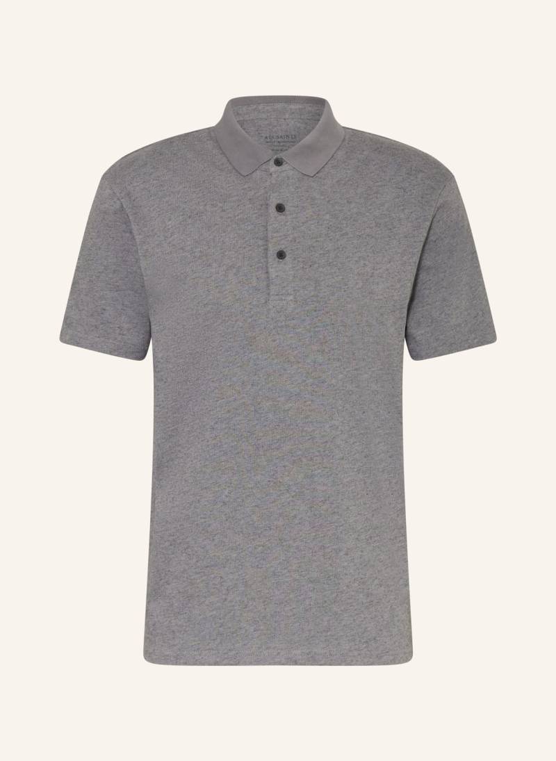 Allsaints Jersey-Poloshirt Rowan grau von AllSaints