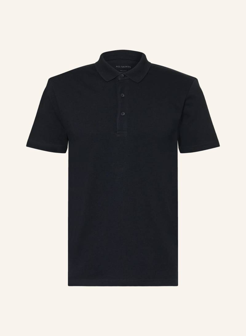 Allsaints Jersey-Poloshirt Rowan schwarz von AllSaints