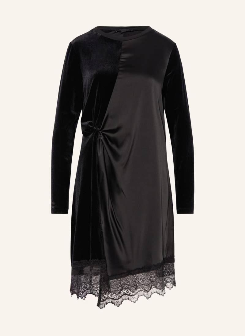 Allsaints Kleid Im Materialmix schwarz von AllSaints