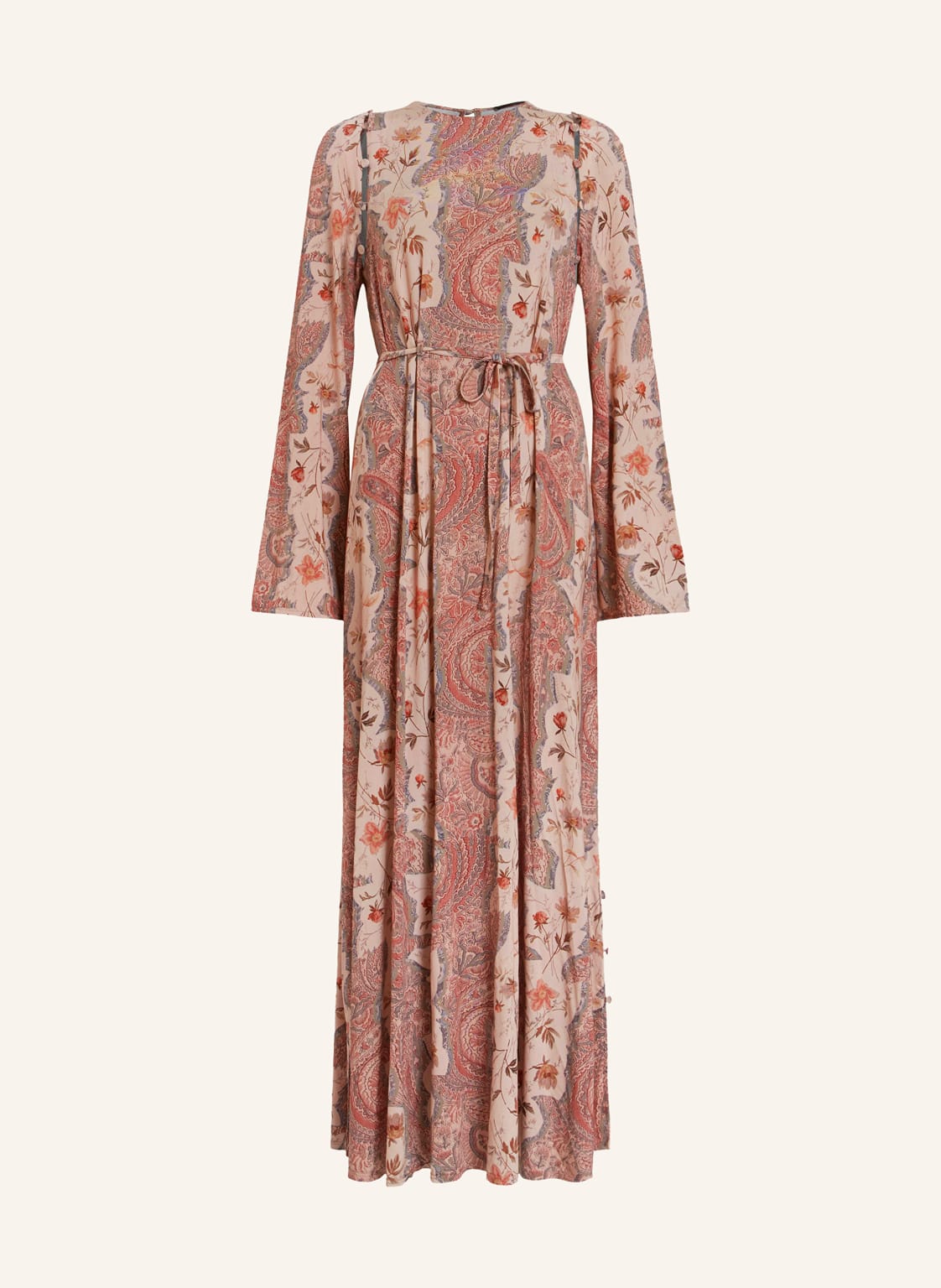 Allsaints Kleid Susannah Cascade Mit Abnehmbaren Ärmeln rosa von AllSaints