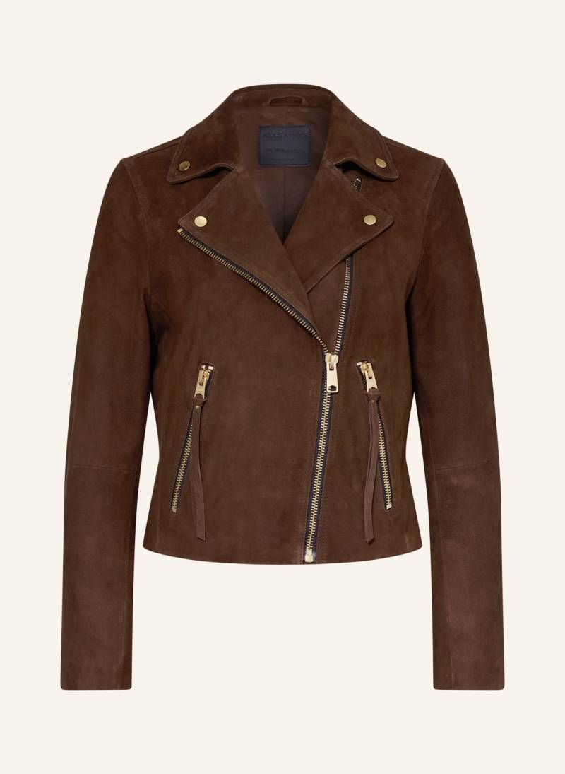 Allsaints Lederjacke Dalby braun von AllSaints