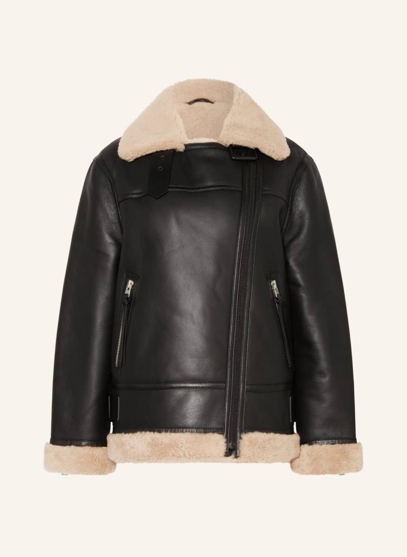 Allsaints Lederjacke Sola schwarz von AllSaints