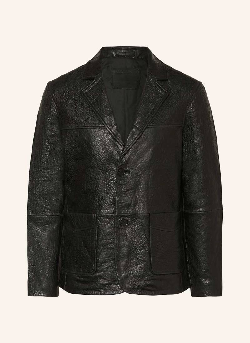 Allsaints Ledersakko Shadwell Regular Fit schwarz von AllSaints