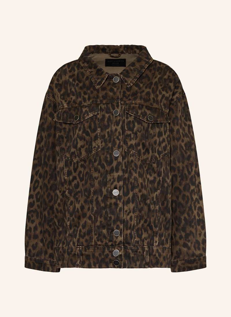 Allsaints Oversized-Jeansjacke Willow braun von AllSaints