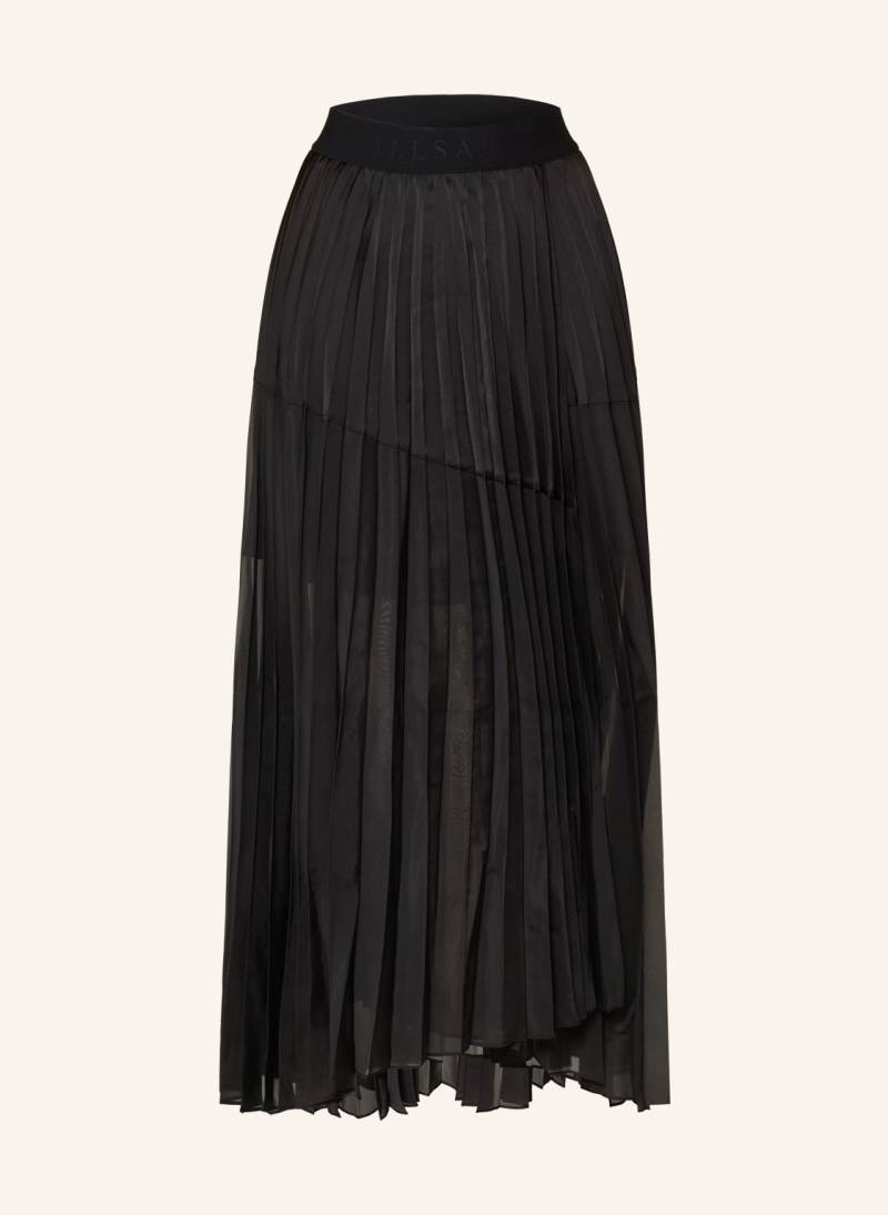 Allsaints Plisseerock Micaela schwarz von AllSaints