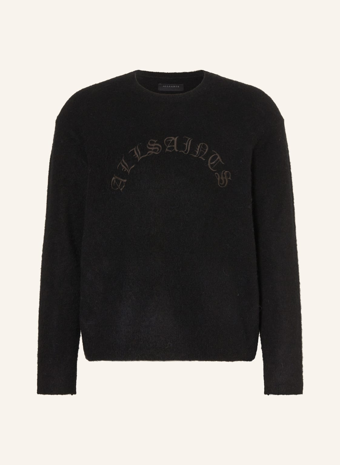 Allsaints Pullover Curv Mit Alpaka schwarz von AllSaints