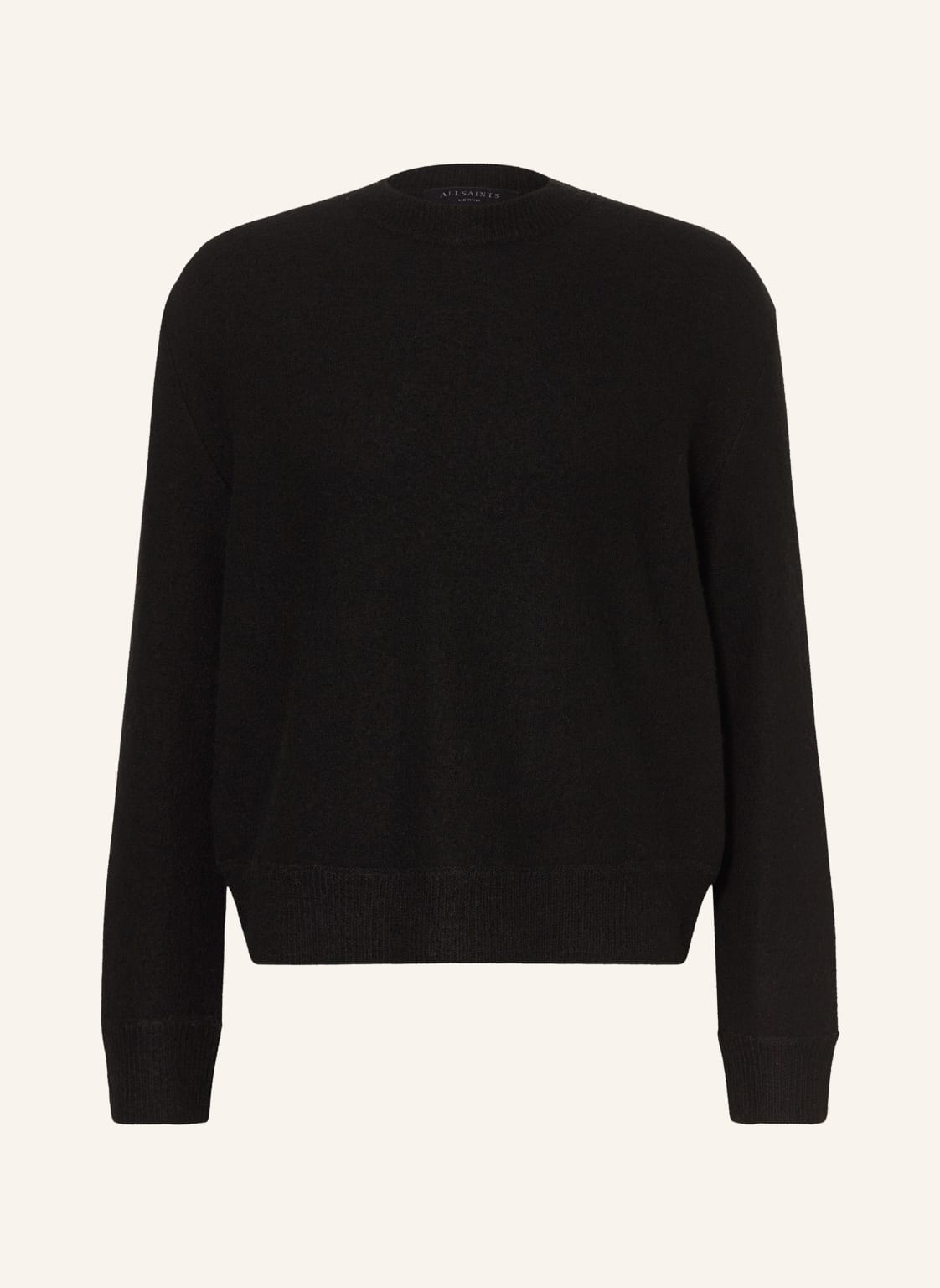 Allsaints Pullover Marko Aus Merinowolle schwarz von AllSaints