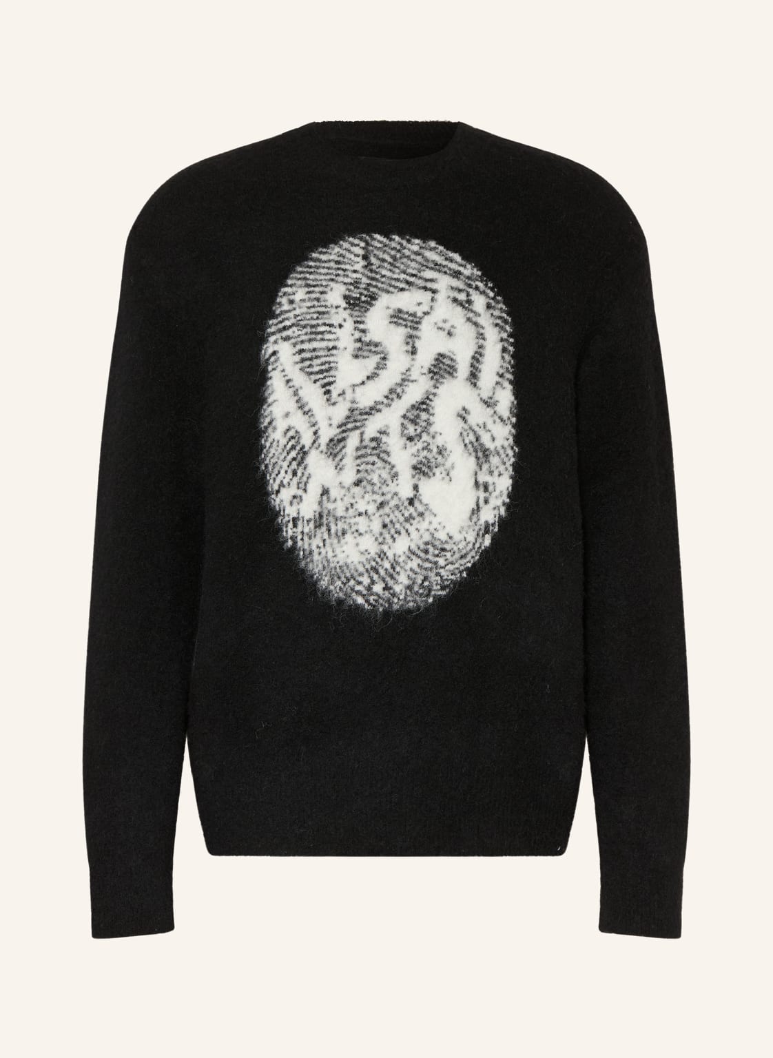 Allsaints Pullover Ridges Mit Alpaka schwarz von AllSaints