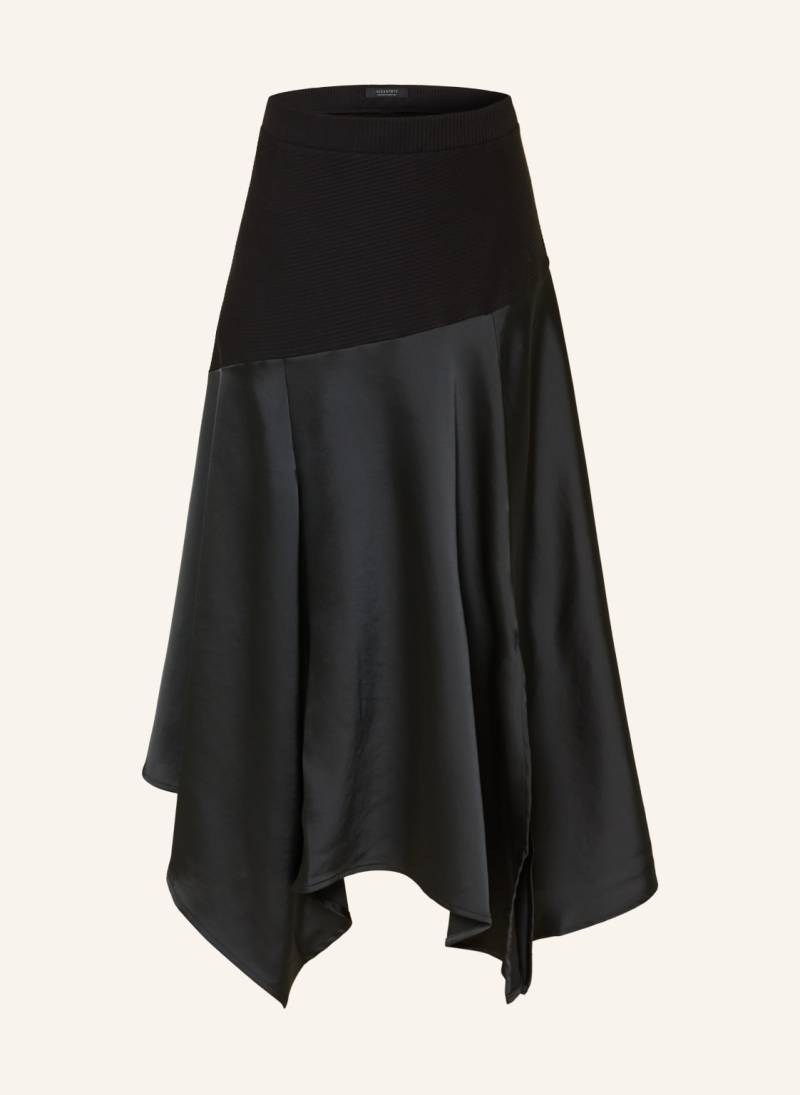 Allsaints Rock Pia Im Materialmix schwarz von AllSaints