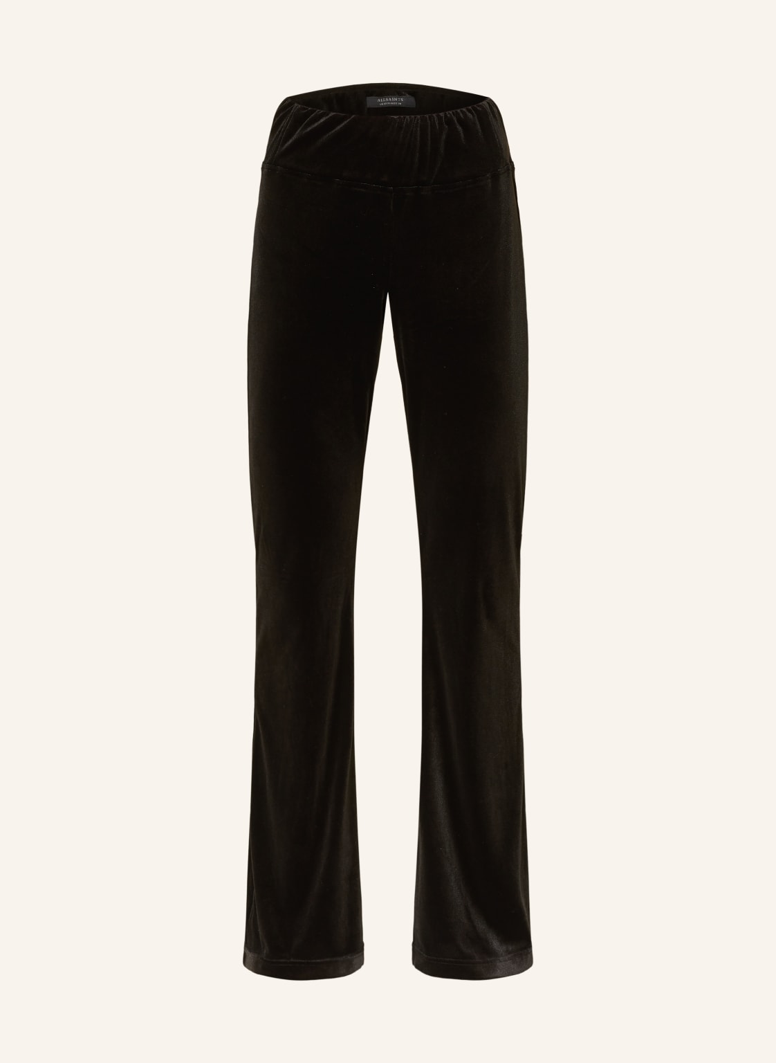 Allsaints Samthose Zanni schwarz von AllSaints