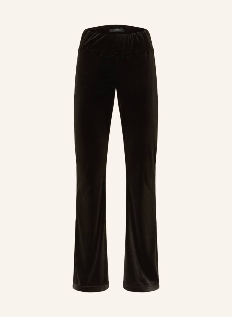 Allsaints Samthose Zanni schwarz von AllSaints