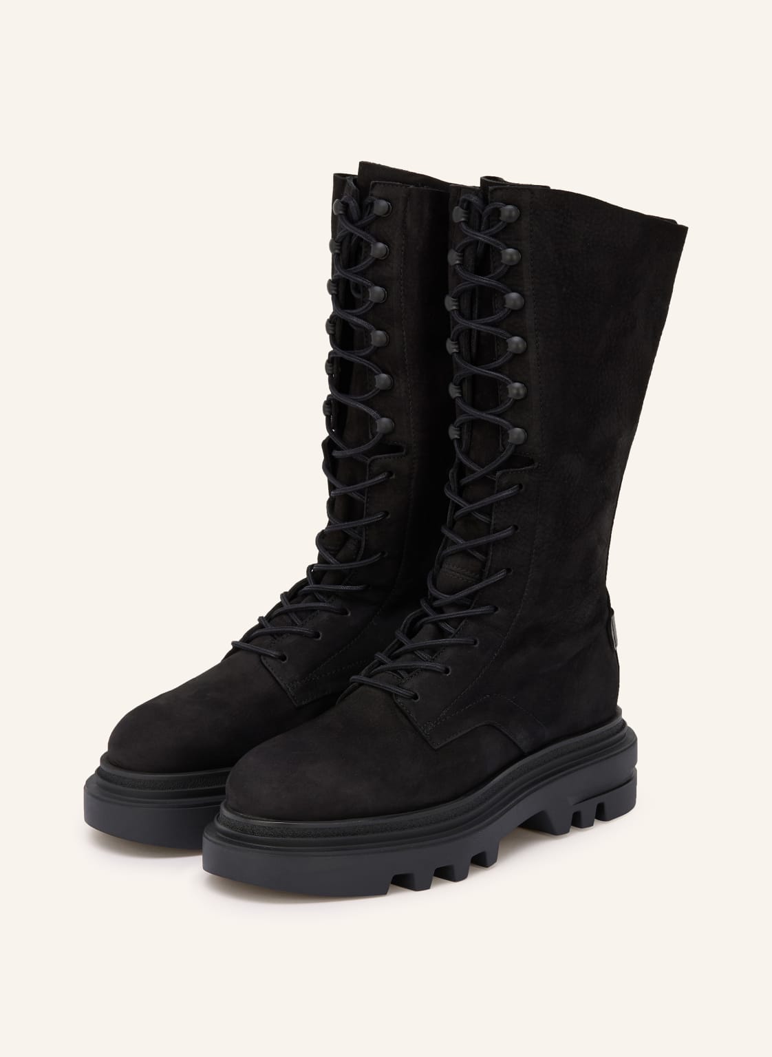 Allsaints Schnürboots Jay schwarz von AllSaints
