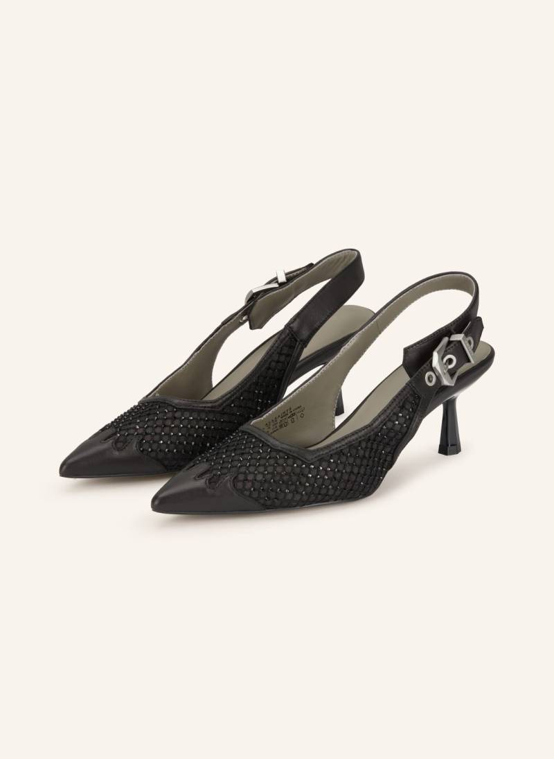 Allsaints Slingpumps Idiya Mit Schmucksteinen schwarz von AllSaints