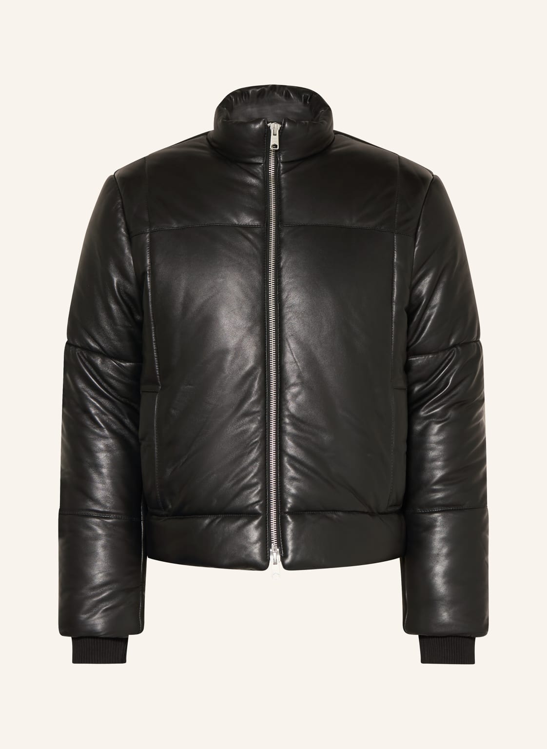 Allsaints Steppjacke Furse Aus Leder schwarz von AllSaints