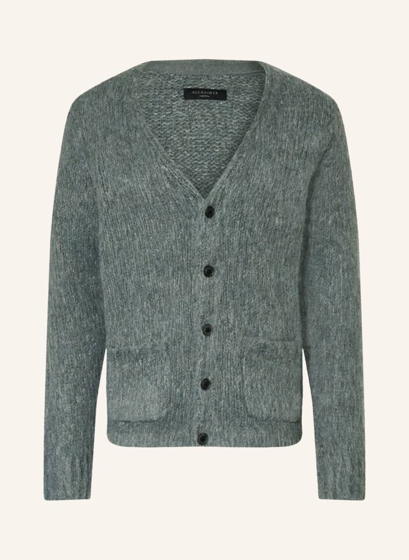 Allsaints Strickjacke Tobie gruen von AllSaints