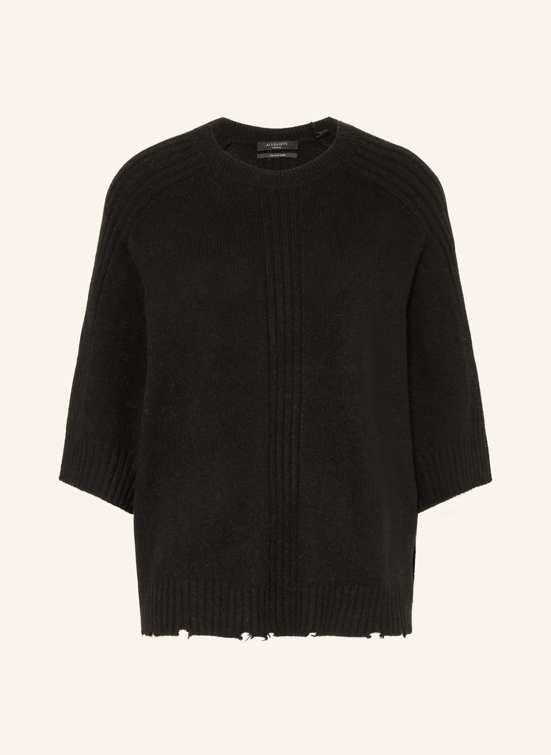 Allsaints Strickshirt Nix Aus Cashmere schwarz von AllSaints