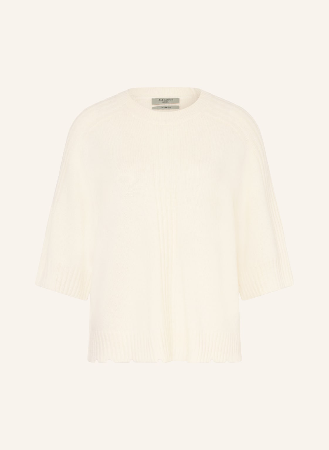 Allsaints Strickshirt Nix Aus Cashmere weiss von AllSaints