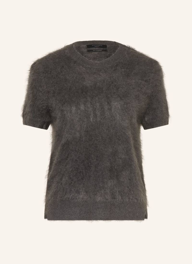 Allsaints Strickshirt Rebel Aus Cashmere grau von AllSaints