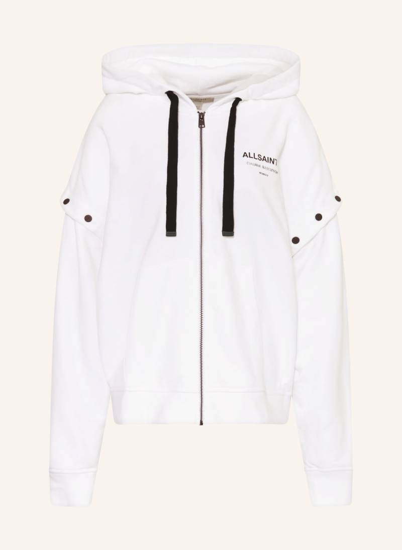 Allsaints Sweatjacke Omnium Amphia weiss von AllSaints