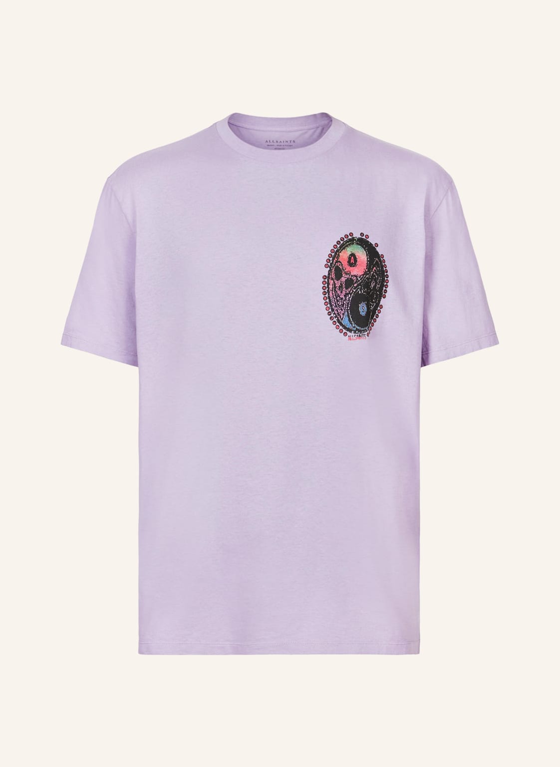 Allsaints T-Shirt Dual lila von AllSaints