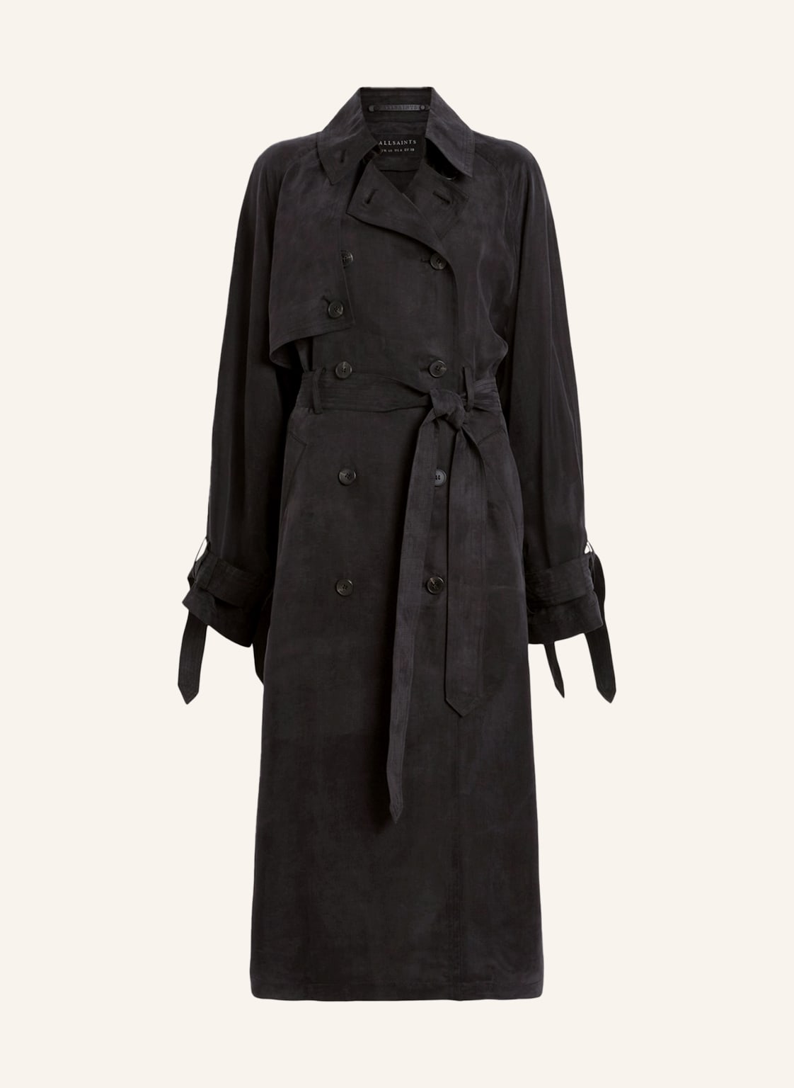 Allsaints Trenchcoat Kikki schwarz von AllSaints