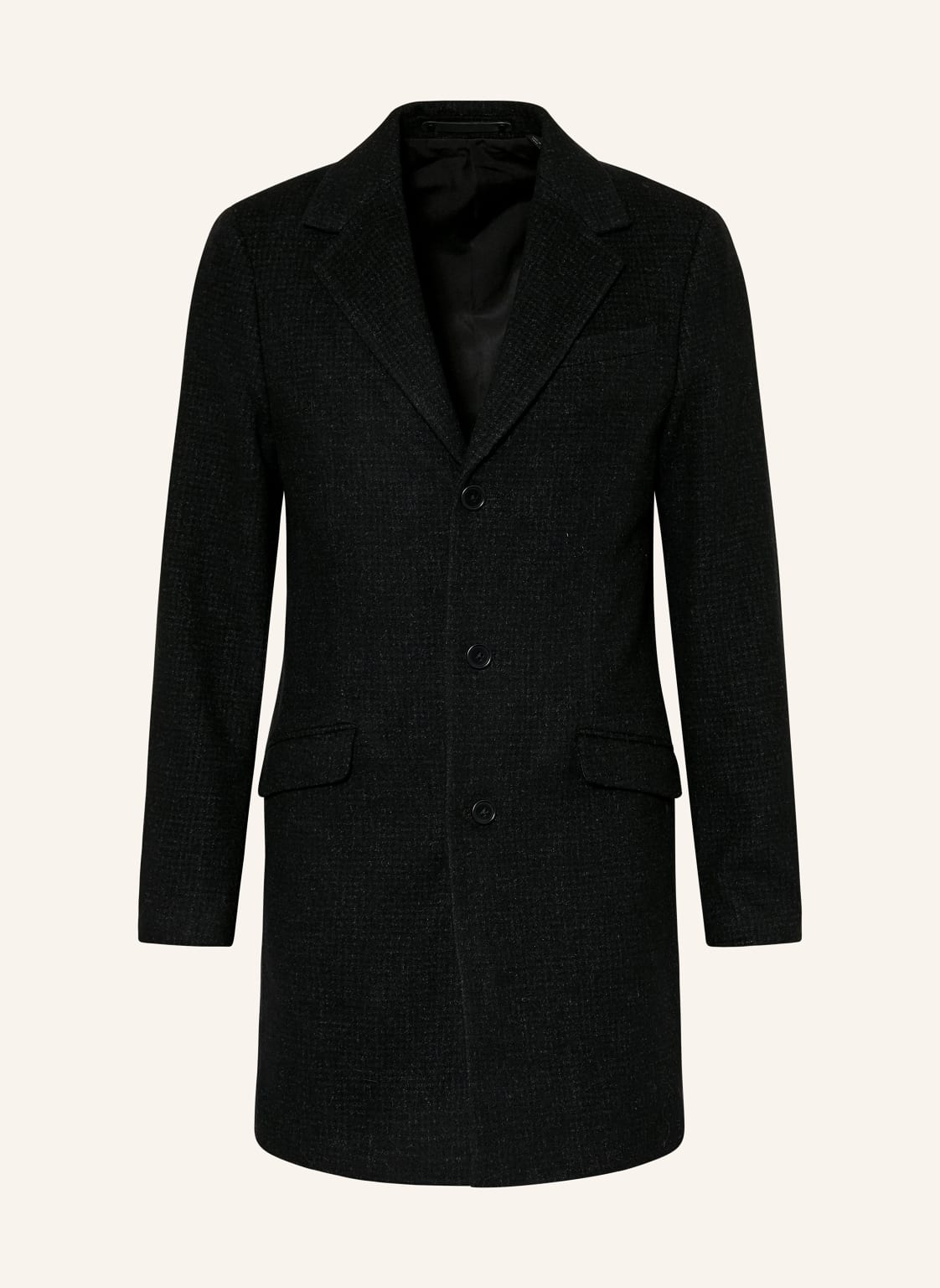 Allsaints Wollmantel Caspian schwarz von AllSaints