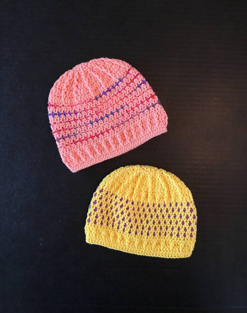 Gehäkelte Chemo Mütze, Weiche Baumwolle/Bambus Warme Gestreifte Gelb/Pfirsich Gerippte Wintermütze/Beanie. Individuelle Größen&farben Verfügbar Gehäkelte Chemo Mütze, Weiche Baumwolle/Bambus Warme Gestreifte Gelb/Pfirsich Gerippte Wintermütze/Beanie. Individuelle Größen&farben Verfügbar von AllStarAbhiCrochet