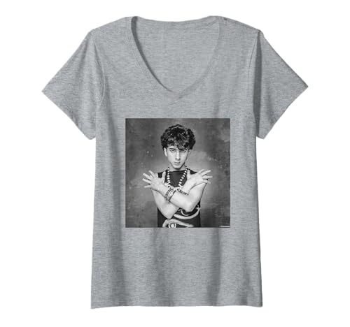 Damen Allan Ballard Marc Almond Soft Cell New Wave T-Shirt mit V-Ausschnitt Damen Allan Ballard Marc Almond Soft Cell New Wave T-Shirt mit V-Ausschnitt von Allan Ballard Photography