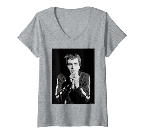 Damen Peter Gabriel Genesis Frontman von Allan Ballard T-Shirt mit V-Ausschnitt Damen Peter Gabriel Genesis Frontman von Allan Ballard T-Shirt mit V-Ausschnitt von Allan Ballard Photography