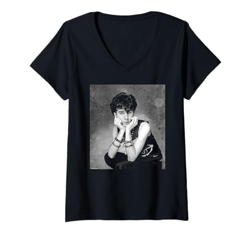 Damen Soft Cell Sänger Marc Almond Synth Pop von Allan Ballard T-Shirt mit V-Ausschnitt Damen Soft Cell Sänger Marc Almond Synth Pop von Allan Ballard T-Shirt mit V-Ausschnitt von Allan Ballard Photography