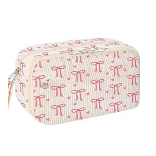 Allayu Weiches Federmäppchen mit großem Fassungsvermögen und Reißverschlussfächern für die Schule, ästhetische Federmäppchen aus Segeltuch mit Reißverschluss, Typ+3 von Allayu