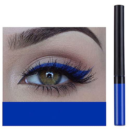 Allbesta 12 Farben Bunt Liquid Eyeliner Set Matte Wasserfest Make Up Set Eyeliner Pen Rainbow High Precise Liner (#04) von Allbesta