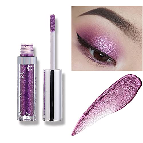 Allbesta Langlebig Glänzend Glitter Shimmer Flüssiger Lidschatten Stift Wasserfest Metallic Pigmente Make-up von Allbesta