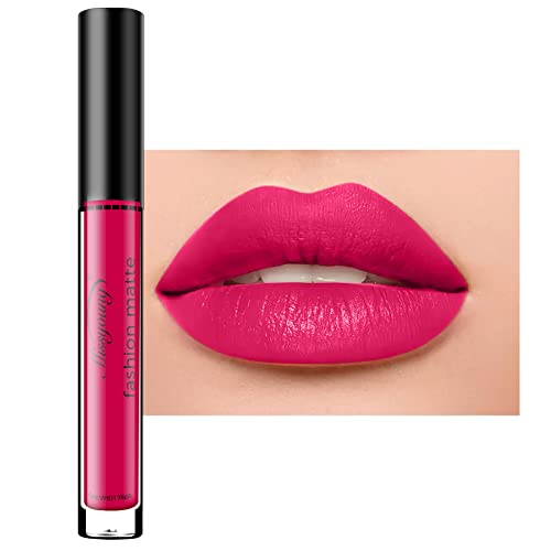 Allbestaye Langlebig Wasserdicht Flüssigkeit Matt Lippenstift Matte Lip Gloss Wasserfest Make-up Non-stick Cup von Allbesta